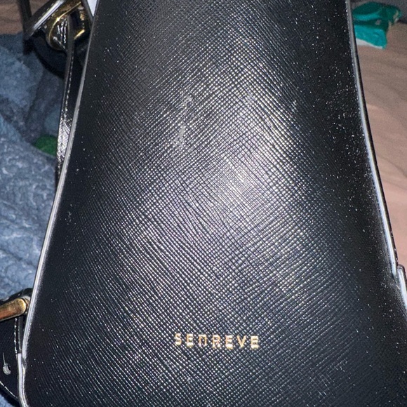Senreve Black Leather Backpack midi main image 7